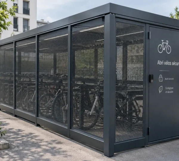 abri vélo fermé extérieur